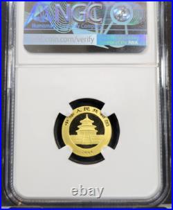 2004 China Gold 50 Yuan G50y Panda Ngc Ms 69 Rare Beautiful Gem Bu