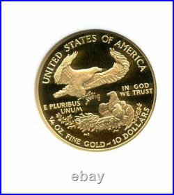 2005 $10 Gold Eagle. 25 ounce NGC PROOF 70 ULTRA CAMEO