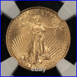 2005 G$5 1/10 oz Gold American Eagle NGC MS 70 SKU-G6095