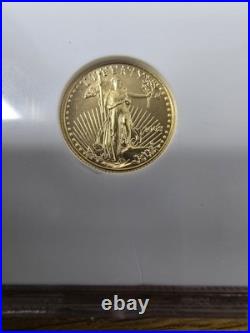 2005 Gold Eagle $5 1/10 oz. Fine Gold NGC MS 70
