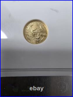 2005 Gold Eagle $5 1/10 oz. Fine Gold NGC MS 70