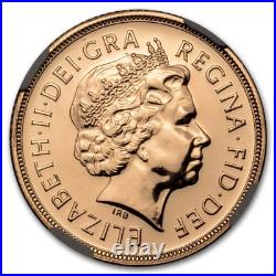 2005 Great Britain Gold Sovereign Elizabeth II MS-68 DPL NGC