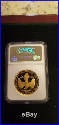 2005 Private Issue George T. Morgan $100 Gold Union NGC Ultra Cameo Gem Proof B