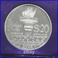 2005 S$20 Medal Liberty Dollar Ngc Pf67