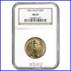 2006 1/2 oz American Gold Eagle MS-69 NGC