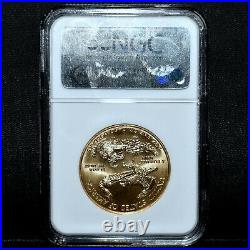 2006 $50 Gold American Eagle? Ngc Ms-70? 1 Oz Plain Brown Label Oi? Trusted