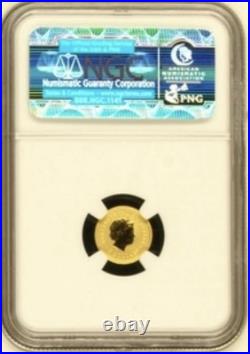 2006 $5 Australian 1/20 Oz Gold Bullion Lunar Coin. MS 69. YEAR OF THE DOG