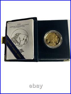 2006 American Buffalo Proof Gold 1 Ounce Coin. Box & COA Only. Excellent Shape