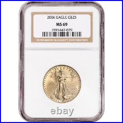 2006 American Gold Eagle 1/2 oz $25 NGC MS69