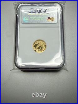 2006 GOLD SOUTH AFRICA GIRAFFE 10 RAND NATURA 1/10oz NGC PROOF 70 ULTRA CAMEO