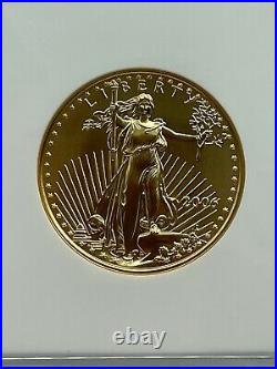 2006 Gold Eagle $25 NGC certified MS 70 1/2 oz fine gold