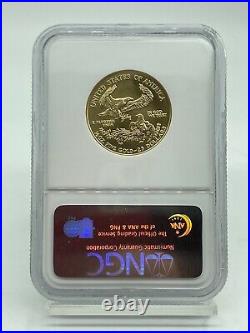 2006 Gold Eagle $25 NGC certified MS 70 1/2 oz fine gold