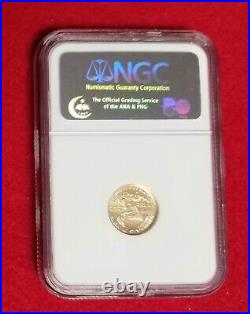2006-W 1/10 oz Burnished American Gold Eagle MS-70 NGC EARLY RELEASE