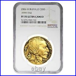 2006 W 1 oz $50 Proof Gold American Buffalo NGC PF 70 UCAM