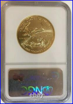 2006-W 1 oz Gold American $50 Eagle Coin NGC MS70 20th Anniversary