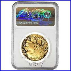 2006 W 1 oz Proof Gold American Buffalo NGC PF 69 Mint Error (Rev Struck Thru)