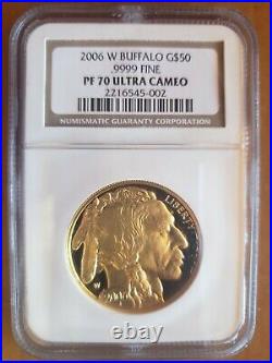 2006 W American Buffalo Gold $50 NGC PF70 Ultra Cameo