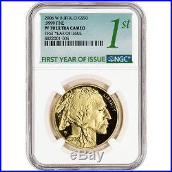 2006-W American Gold Buffalo Proof (1 oz) $50 NGC PF70 UCAM First Year Issue