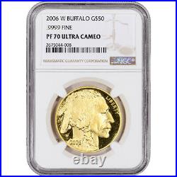 2006-W American Gold Buffalo Proof (1 oz) $50 NGC PF70 UCAM Large Label