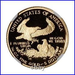 2006-W American Gold Eagle Proof 1/10 oz $5 NGC PF70 UCAM
