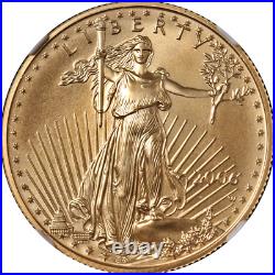 2006-W Gold American Eagle $25 NGC MS69 Burnished Brown Label