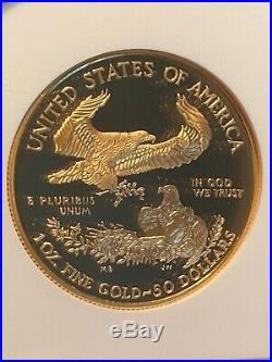 2006 W Gold American Eagle $50 NGC PF 70 Ultra Cameo