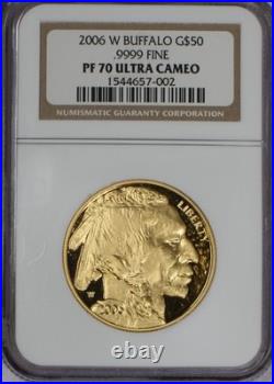 2006-W Gold Buffalo 1 oz. $50 NGC PF70 Ultra Cameo