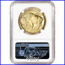 2007 American Gold Buffalo 1 oz $50 NGC MS70 Early Releases Mike Castle Signed