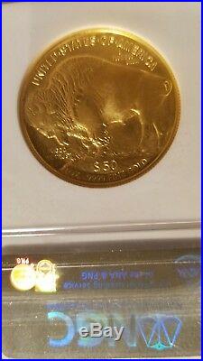 2007 American Gold Buffalo Coin (1 oz) $50 NGC MS70 Early Releases USA gold