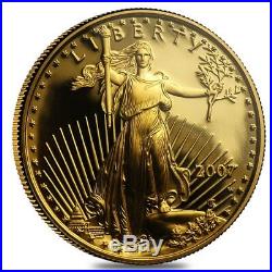 2007 W 1/2 oz $25 Proof Gold American Eagle NGC PF 70 UCAM