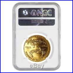 2007 W 1 oz Burnished $50 Gold American Eagle NGC MS 70