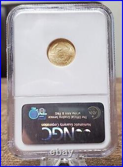 2007 W $5 American Gold Eagle Ms69 NGC EARLY RELEASE 1/10 COIN