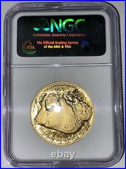 2007 W American Gold Buffalo Proof 1 oz $50 NGC PF70 Ultra Cameo