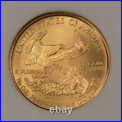 2007-W G$5 1/10 oz Gold American Eagle Burnished NGC MS 70 SKU-G5618