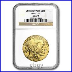2008 1 oz Gold Buffalo MS-70 NGC SKU #45072