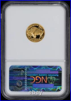 2008 $5 Gold Buffalo 1/10 oz NGC PF-70 ULTRA CAMEO. 9999 FINE