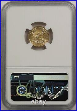 2008 Gold Eagle $5 NGC MS 69 (Tenth-Ounce) 1/10 oz Fine Gold
