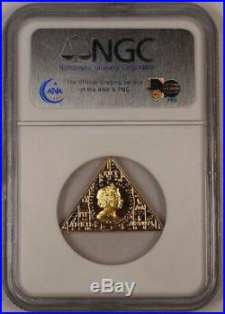2008 Isle of Man Tutankhamun NGC PF-69 UC Gold Proof 3 Coin Set with Pyramid Box