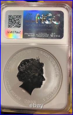 2008-P Gilt Australia Year of the Mouse NGC MS-69 Freshly Graded