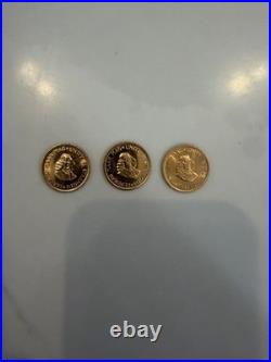 2008 South African 2 Rand Gold Coins