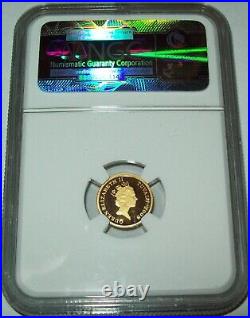 2008 Tuvalu Owl Gold $3 NGC PF 69 Ultra Cameo 1/25 oz Fine Gold