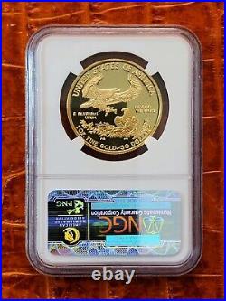 2008 W $50 American Gold Eagle 1 Oz Gold NGC Proof 70 Ultra Cameo