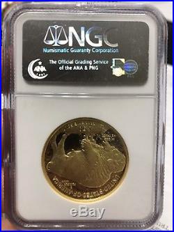 2008 W $50 Pf70 Gold Buffalo Ngc Pf70 Ultra Cameo Early Releases