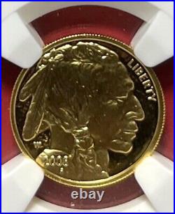 2008 W American $5 Gold Buffalo Proof Rare Ngc Ana Png Fraser Design # Mat