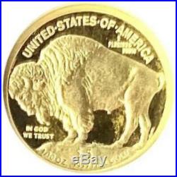 2008-W American Gold Buffalo PF70 ULTRA CAMEO NGC. 9999 Fine 24KT G$5 Coin RARE