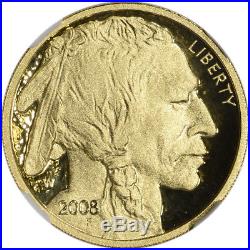 2008-W American Gold Buffalo Proof (1/4 oz) $10 NGC PF70 UCAM Fraser Label