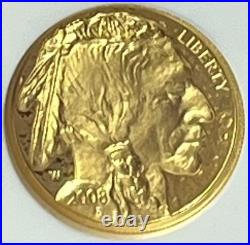 2008 W Buffalo Gold $5.9999 Fine-NGC PF70 PQ Ultra Cameo