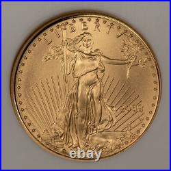 2008-W G$5 1/10 oz Gold American Eagle Burnished PQ Coin NGC MS 70 G5321 2008-W G$5 1/10 oz Gold American Eagle Burnished PQ Coin NGC MS 70 G5321