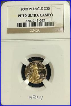 2008 W Gold Eagle NGG PF70 Low Mintage 12,567 ON Sale Now Fast Shipping