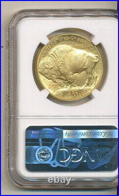2008 W NGC MS69 Burnished GOLD BUFFALO $50 1oz. 9999 LOWEST Mintage of Series